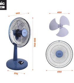 Quạt lửng remote Nanoco NLF1624RC ( MÀU BEIGE VÀ MÀU XANH) 9 Quạt lửng remote Nanoco NLF1624RC ( MÀU BEIGE VÀ MÀU XANH) 9