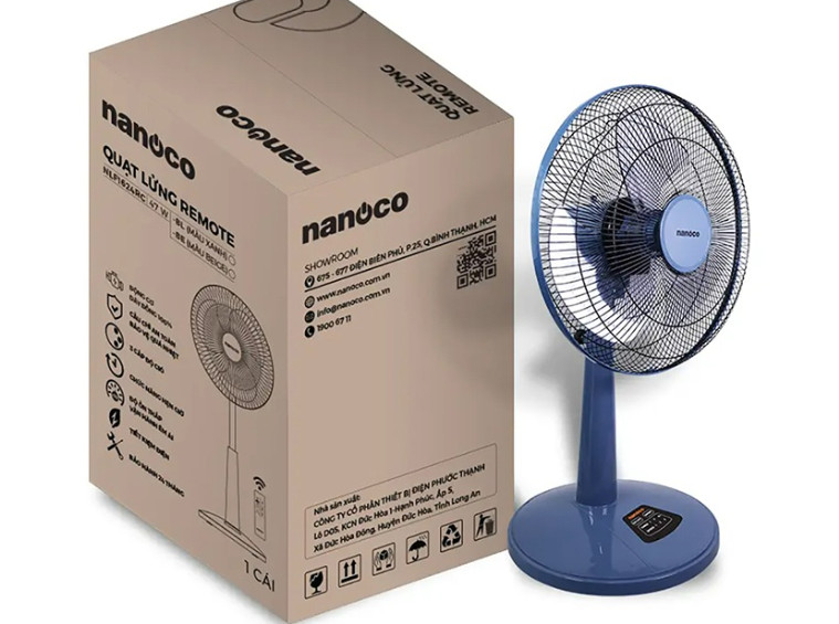 Quạt lửng remote Nanoco NLF1624RC ( MÀU BEIGE VÀ MÀU XANH) 2 Quạt lửng remote Nanoco NLF1624RC ( MÀU BEIGE VÀ MÀU XANH) 2