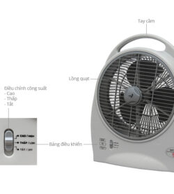 Quạt sạc điện Asia QS1001 8