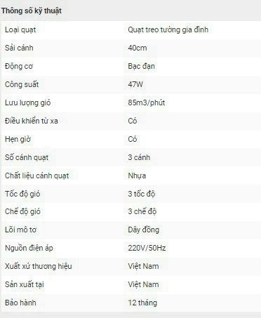 Quạt treo tường có remote Nanoco NWF1610RC ( SIÊU SALES) 5 Quạt treo tường có remote Nanoco NWF1610RC ( SIÊU SALES) 5