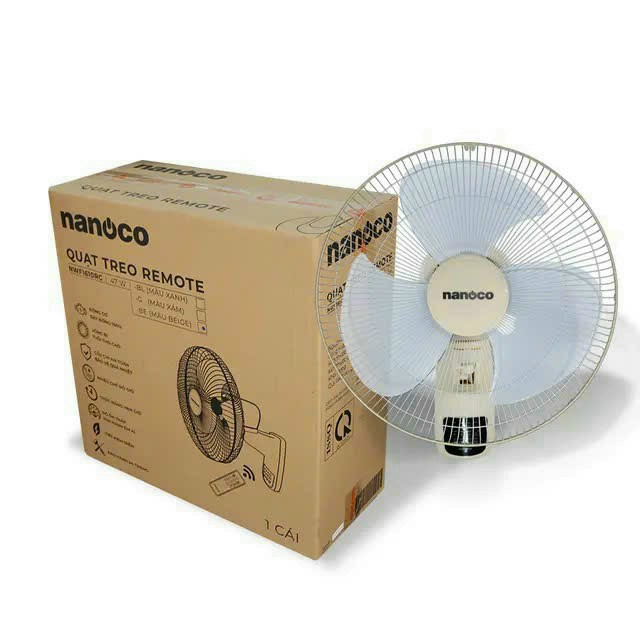 Quạt treo tường có remote Nanoco NWF1610RC ( SIÊU SALES) 3 Quạt treo tường có remote Nanoco NWF1610RC ( SIÊU SALES) 3
