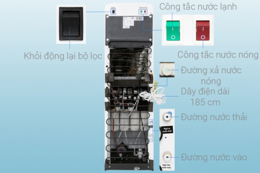 Máy lọc nước NÓNG - LẠNH RO Toshiba TWP-W1643SV - 4 lõi 5